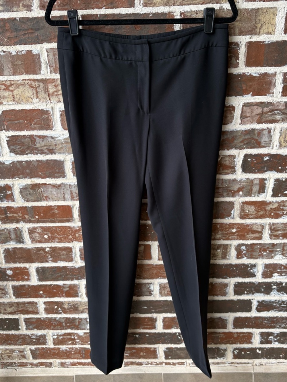 Armani Collezioni Black Straight Leg Pants Trousers Size 8